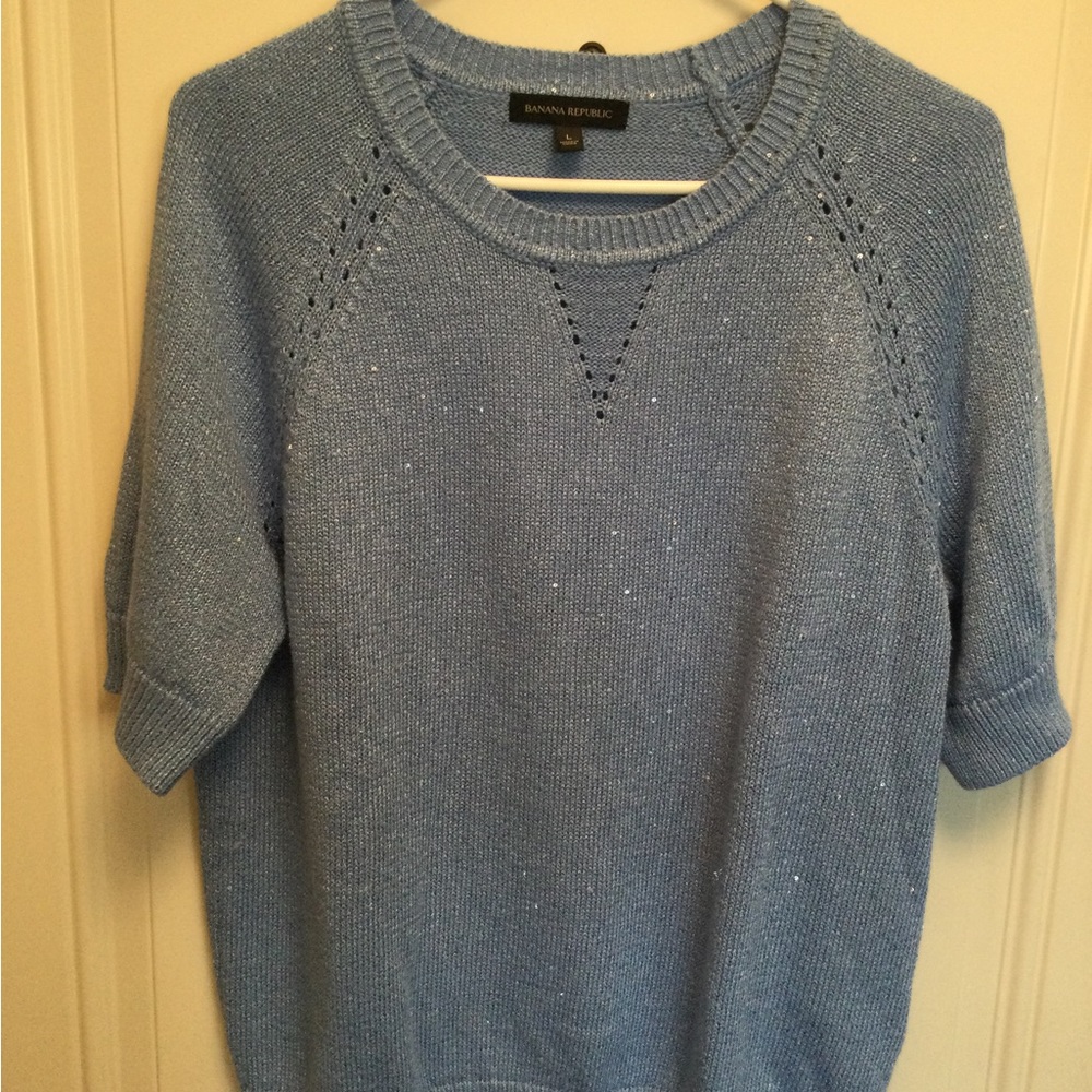 Banana Republic short sleeve sweater